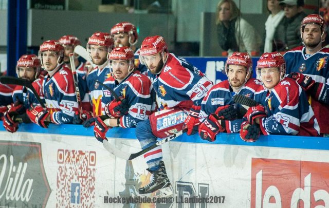 Photo hockey match Grenoble  - Rouen le 26/03/2017