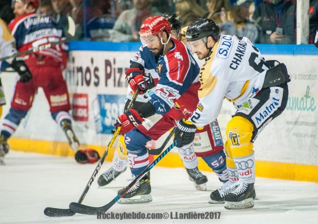 Photo hockey match Grenoble  - Rouen le 26/03/2017