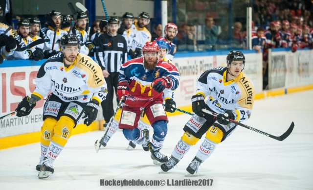 Photo hockey match Grenoble  - Rouen le 26/03/2017