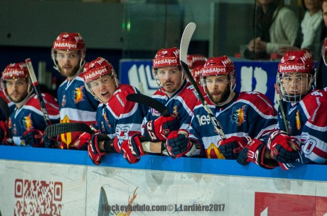 Photo hockey match Grenoble  - Rouen le 26/03/2017
