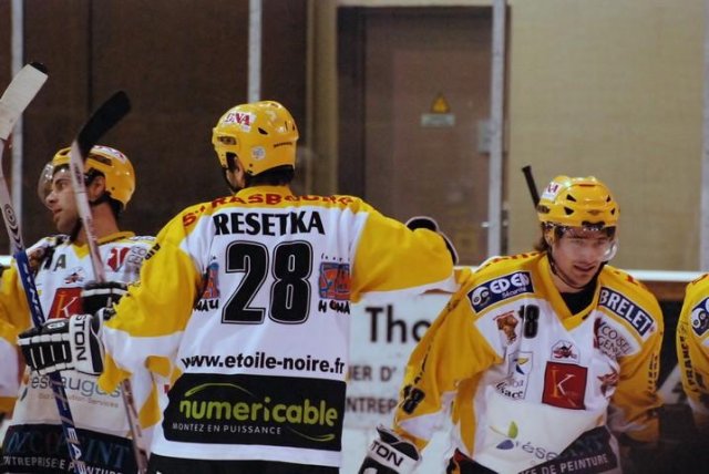 Photo hockey match Dijon  - Strasbourg  le 14/02/2009