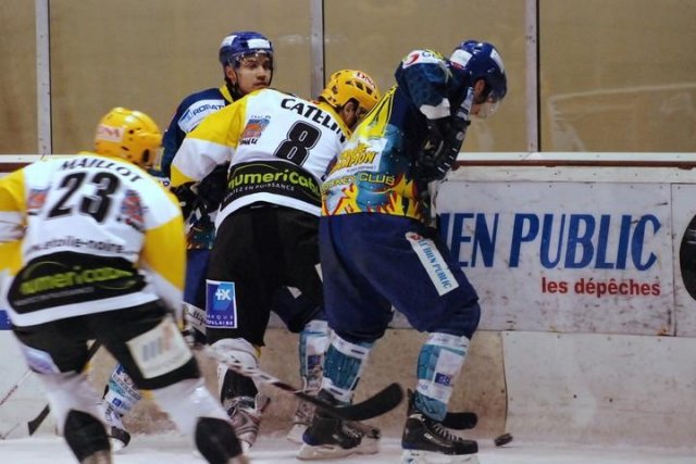Photo hockey match Dijon  - Strasbourg  le 14/02/2009