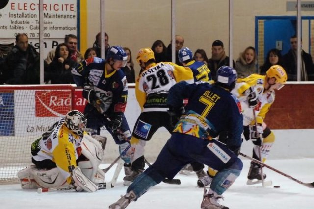 Photo hockey match Dijon  - Strasbourg  le 14/02/2009