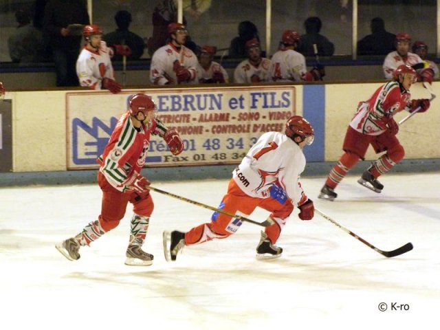 Photo hockey match Courbevoie  - Valence le 14/02/2009