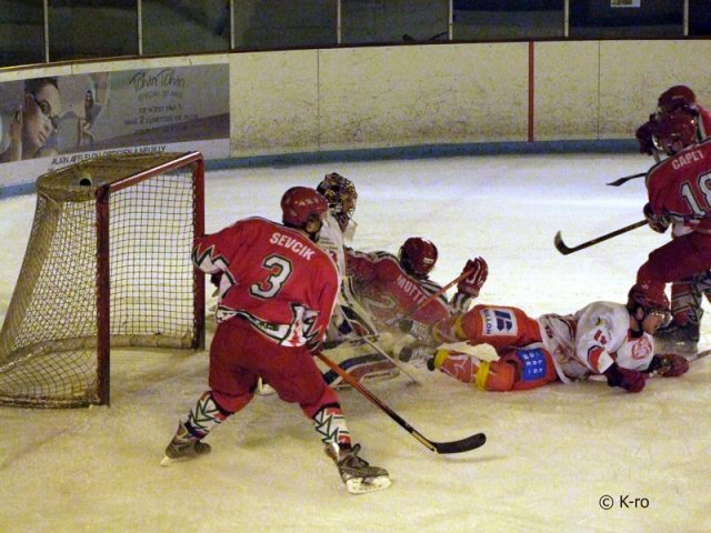 Photo hockey match Courbevoie  - Valence le 14/02/2009