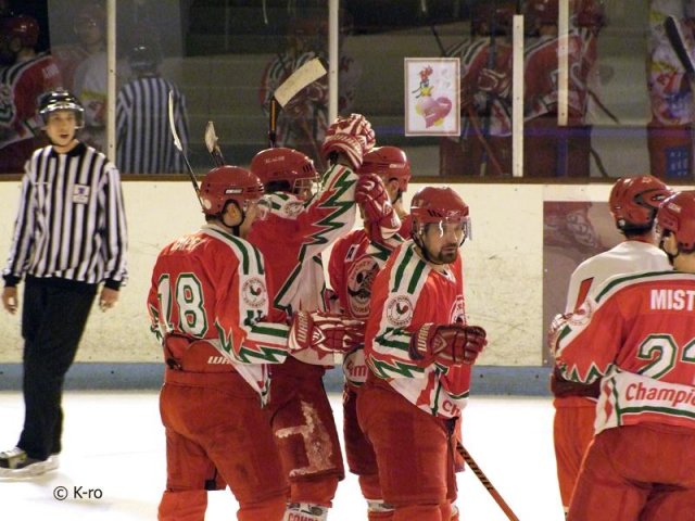 Photo hockey match Courbevoie  - Valence le 14/02/2009