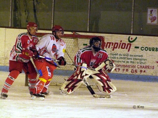 Photo hockey match Courbevoie  - Valence le 14/02/2009