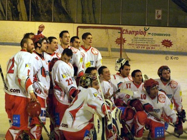 Photo hockey match Courbevoie  - Valence le 14/02/2009
