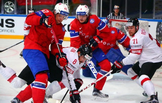 Photo hockey match Norway - Switzerland le 07/05/2017