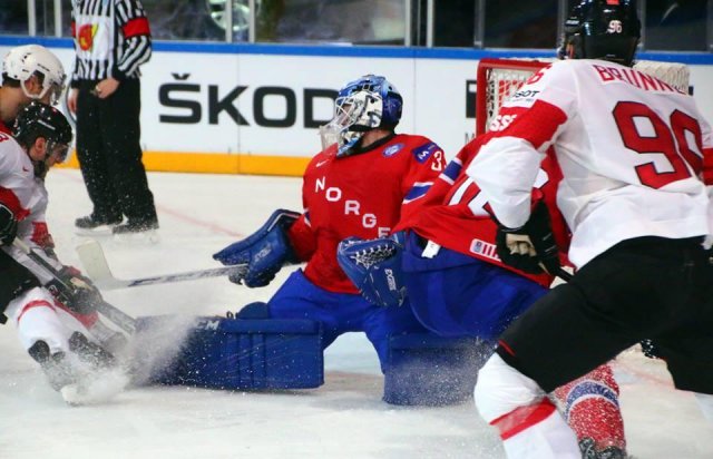 Photo hockey match Norway - Switzerland le 07/05/2017