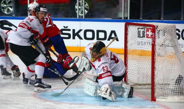 Photo hockey match Norway - Switzerland le 07/05/2017