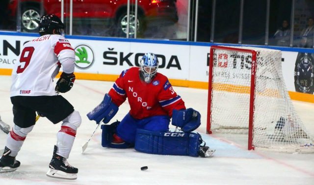 Photo hockey match Norway - Switzerland le 07/05/2017