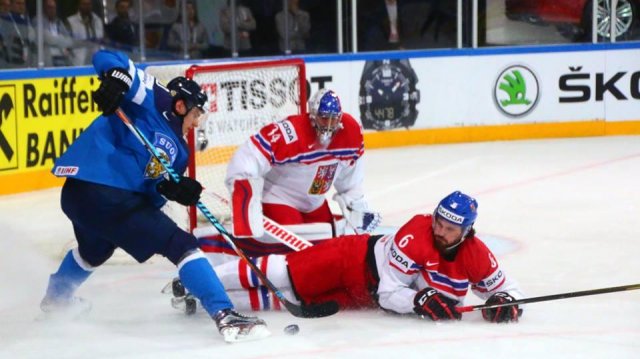 Photo hockey match Finland - Czech Republic le 08/05/2017