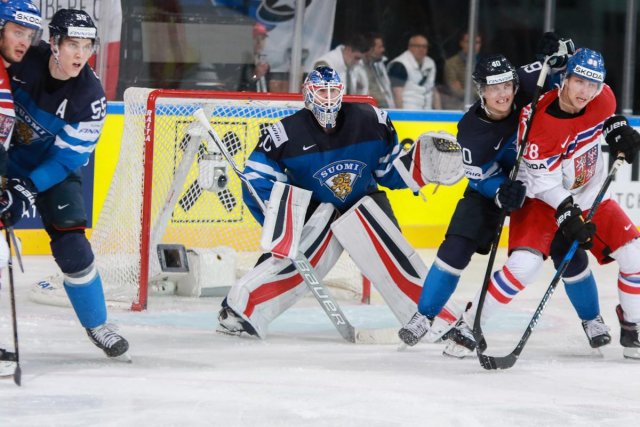Photo hockey match Finland - Czech Republic le 08/05/2017