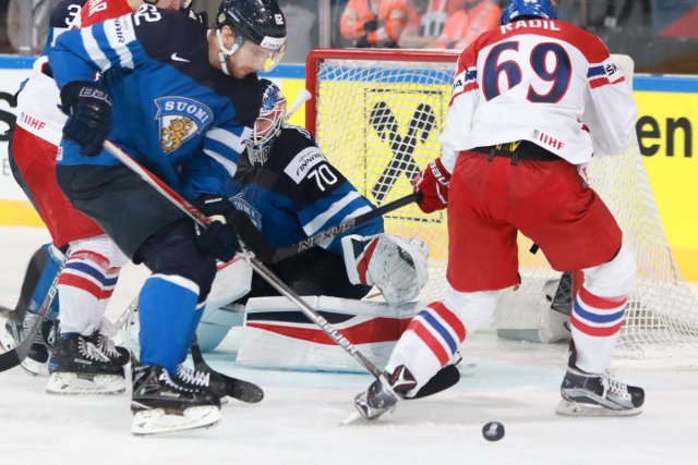 Photo hockey match Finland - Czech Republic le 08/05/2017