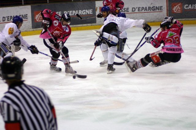 Photo hockey match Amiens  - Mont-Blanc le 14/02/2009