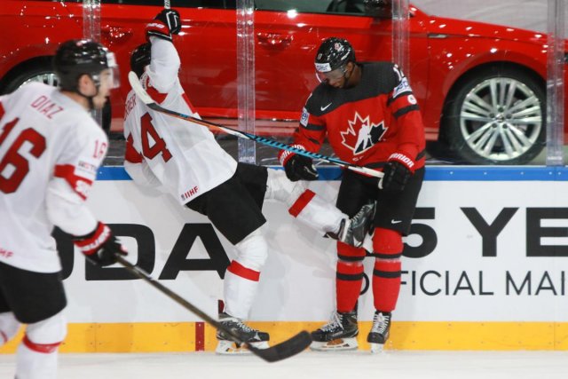 Photo hockey match Canada - Switzerland le 13/05/2017