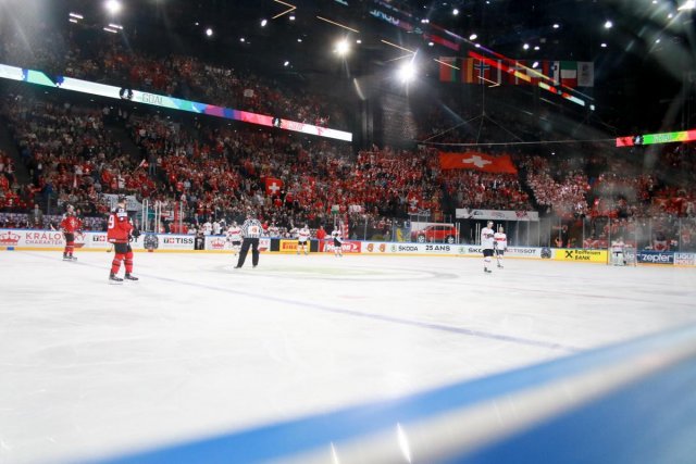 Photo hockey match Canada - Switzerland le 13/05/2017