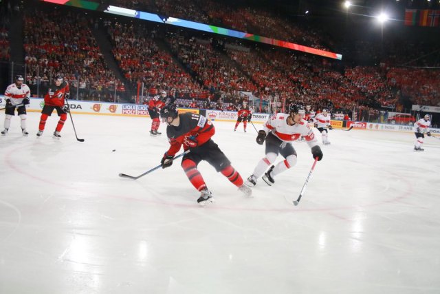 Photo hockey match Canada - Switzerland le 13/05/2017