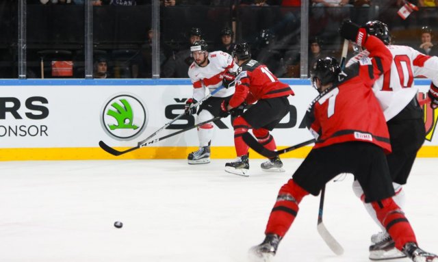 Photo hockey match Canada - Switzerland le 13/05/2017