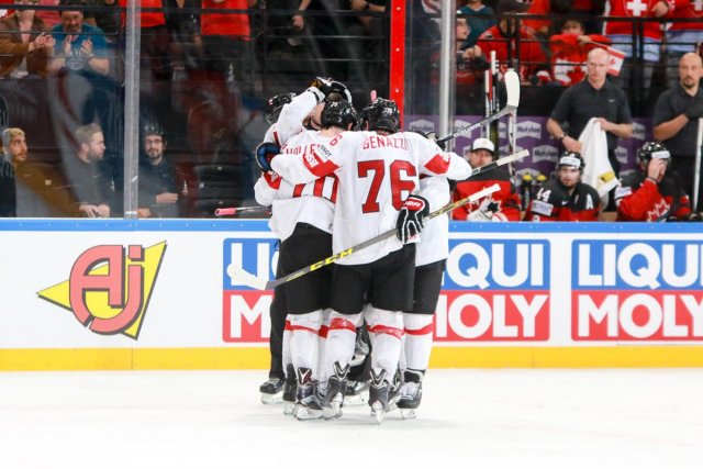 Photo hockey match Canada - Switzerland le 13/05/2017