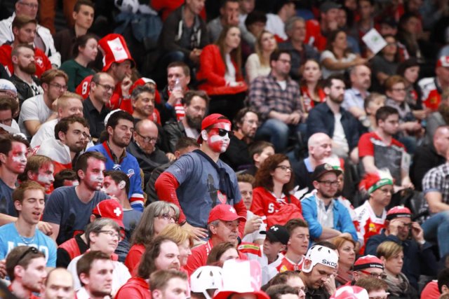 Photo hockey match Canada - Switzerland le 13/05/2017