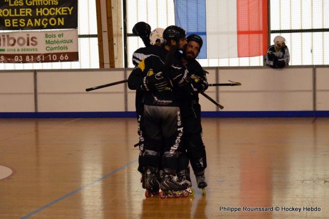 Photo hockey reportage N2 finale : Les Griffons s'envolent