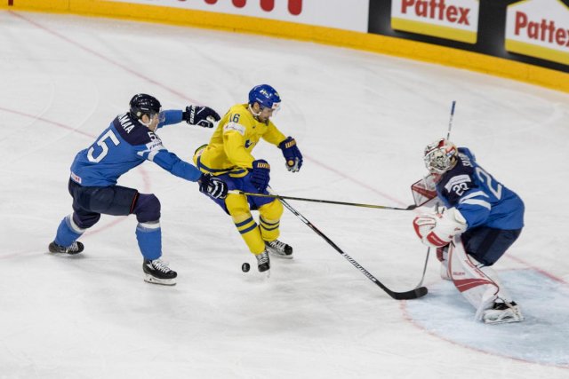 Photo hockey match Sweden - Finland le 20/05/2017