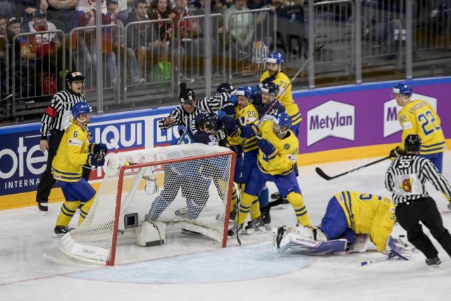 Photo hockey match Sweden - Finland le 20/05/2017