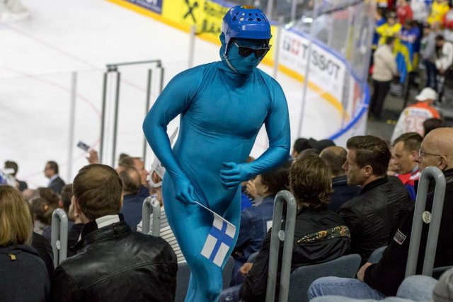 Photo hockey match Sweden - Finland le 20/05/2017
