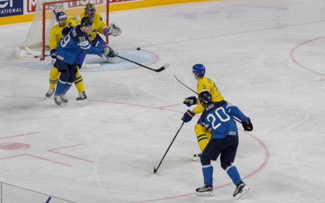 Photo hockey match Sweden - Finland le 20/05/2017