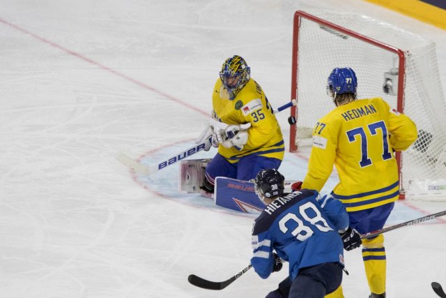 Photo hockey match Sweden - Finland le 20/05/2017