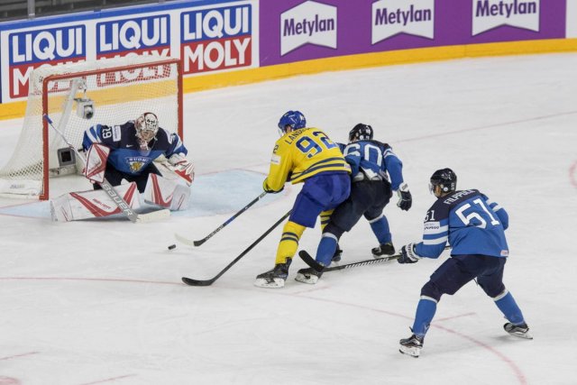Photo hockey match Sweden - Finland le 20/05/2017