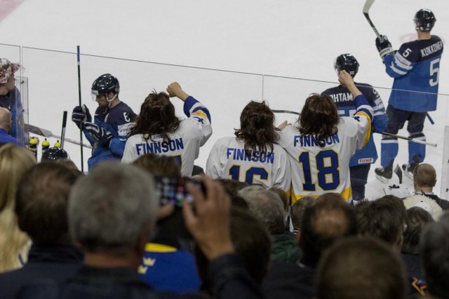 Photo hockey match Sweden - Finland le 20/05/2017