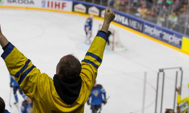 Photo hockey match Sweden - Finland le 20/05/2017