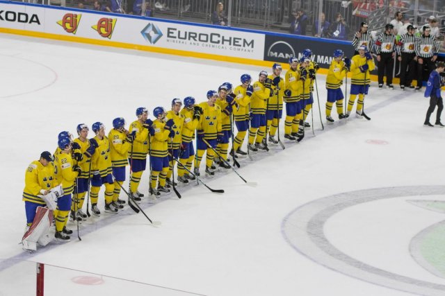 Photo hockey match Sweden - Finland le 20/05/2017