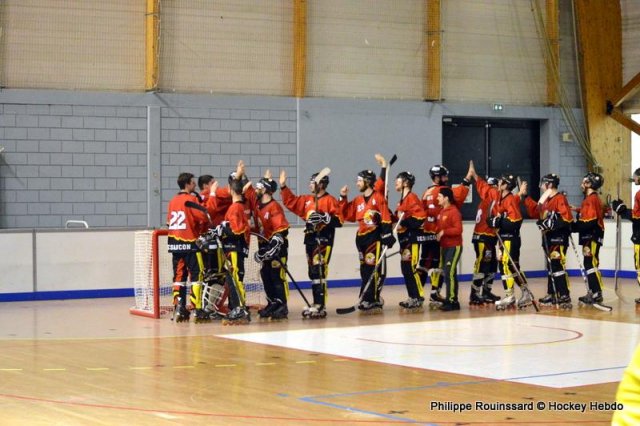 Photo hockey reportage N2 : Les Griffons de Besançon champions !