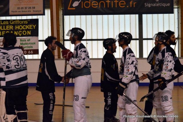 Photo hockey reportage N2 : Les Griffons de Besançon champions !