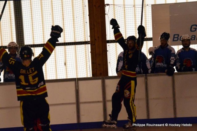 Photo hockey reportage N2 : Les Griffons de Besançon champions !