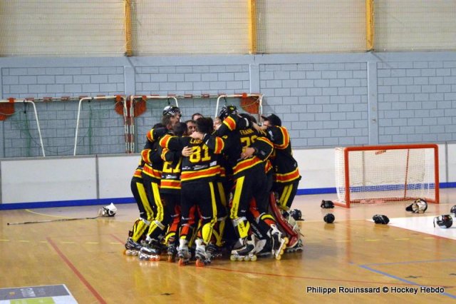 Photo hockey reportage N2 : Les Griffons de Besançon champions !