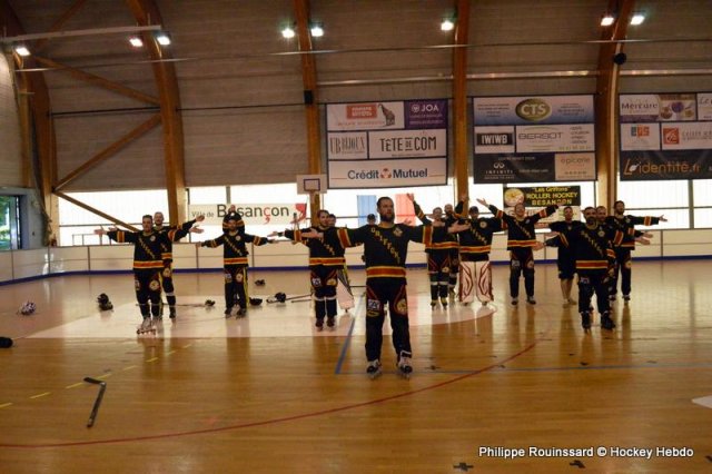 Photo hockey reportage N2 : Les Griffons de Besançon champions !