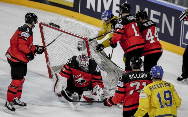 Photo hockey match Canada - Sweden le 21/05/2017