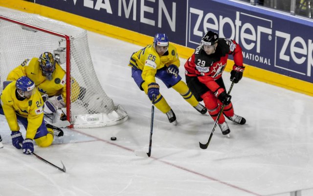 Photo hockey match Canada - Sweden le 21/05/2017