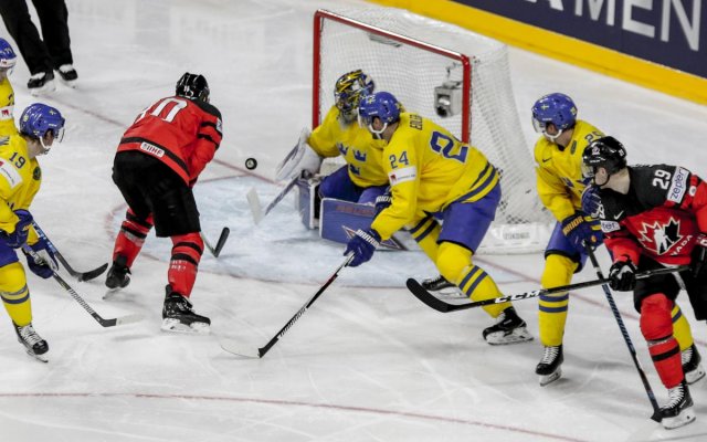 Photo hockey match Canada - Sweden le 21/05/2017