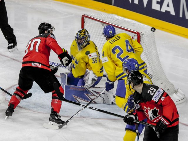 Photo hockey match Canada - Sweden le 21/05/2017