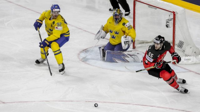 Photo hockey match Canada - Sweden le 21/05/2017