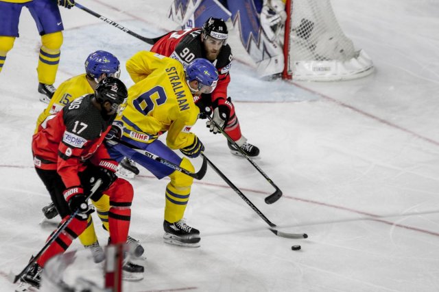 Photo hockey match Canada - Sweden le 21/05/2017