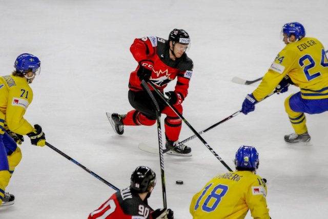 Photo hockey match Canada - Sweden le 21/05/2017
