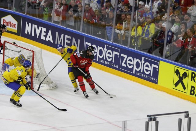 Photo hockey match Canada - Sweden le 21/05/2017