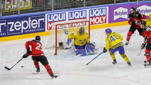 Photo hockey match Canada - Sweden le 21/05/2017
